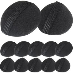 12 Stück Haarpolster Volumen Haarkissen für Frauen Große Kleine Flauschige Haarpads Unsichtbare Haarvolumenhilfe für Langes Kurzes Dünnes Dickes Haar Haarstyling Zubehör