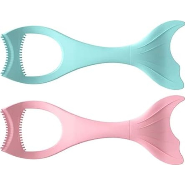TEHAUX Mascara Applikatoren und Eyeliner Schablonen 2 Stück Wiederverwendbare Wimpernverlängerungshilfe aus Flexiblem Material für Mädchen und Junge Frauen