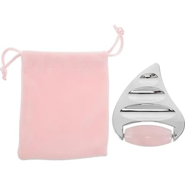 Gua Sha aus Edelstahl für das Gesicht – Gua Sha-Roller zum Schabebrett für Kinn, Gesicht, Kieferpartie und Körper – Hautpflegeinstrument zur Entspannung und Körperformung