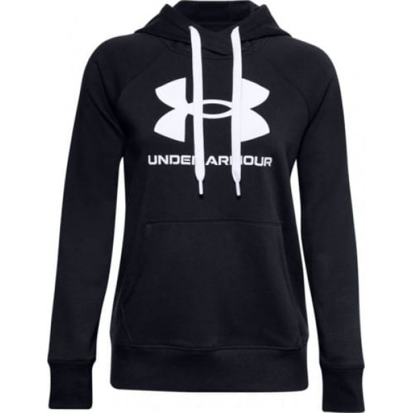 Under Armour Rival Fleece logotipa kapuci W 1356318 001 / L