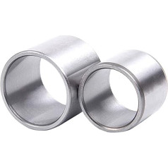 Buchsenlager, 2 Stück Stahllagerbuchse Innenhülsenring Durchmesser 25 mm, 25 x 35 x 24 mm
