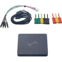 Tragbarer Logikanalysator, 100 MHz, Abtastung, 16 Kanäle, 16 GB Tiefe, mit USB-C-Schnittstelle für digitales Signaldebugging und Datenerfassung