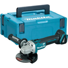 Makita DGA506ZJ Corner Grinder in Case Makpac 125 mm 18 V Blue