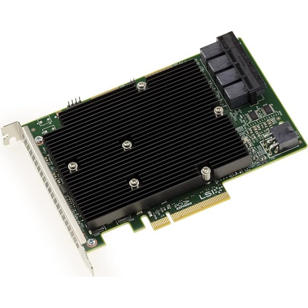 Kalea-INFORMATIQUE OEM LSI 9300-16i PCIe 3.0 SAS + SATA Controller Card - 12GB - 16 Internal Ports - SAS9300-16i 03-25600-01B