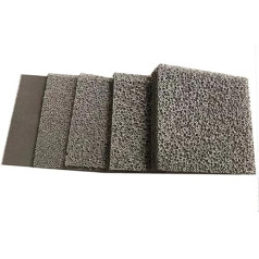 5 Stück poröse Schaumstoff-Nickelkatalysator-Trägerelektroden – Leichtes Material mit hoher Wärmeleitfähigkeit und Schallabsorption(200x200x5mm/80ppi)
