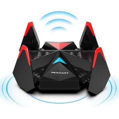 NEWFAST NF-U357 5400Mbps Powerful WiFi 6E USB Adapter Tri-Band 6GHz/5GHZ/2.4GHz Wi-Fi Stick for PC USB 3.0 WPA3 MU-MIMO OFDMA WiFi Dongle Compatible with Windows 11/10