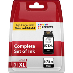 575XL Black Compatible with Canon PG-575XL Printer Cartridge, Highly Compatible with Canon PIXMA TS3550i, TS3551i, TR4750i, TR4751i, TR4755i, 575 XL Ink Cartridge, Pack of 1, Premium Compatibility