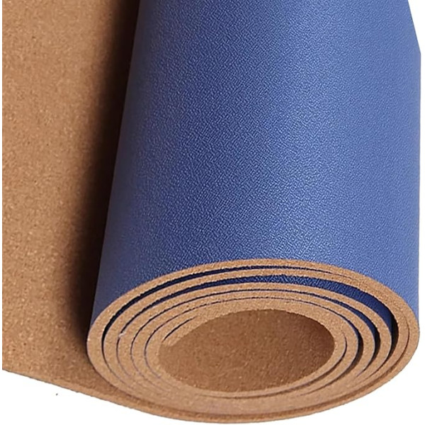 Blaue Korkrolle für Pinnwände, 1 x 7,6 cm dicke, nicht selbstklebende Kork-Liner-Streifen für Büro, Zuhause, Schule, DIY-Projekte, 1 m x 1,5 m