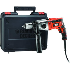 Black+Decker 2-Speed Hammer Drill 910 W with Case, KR911BK