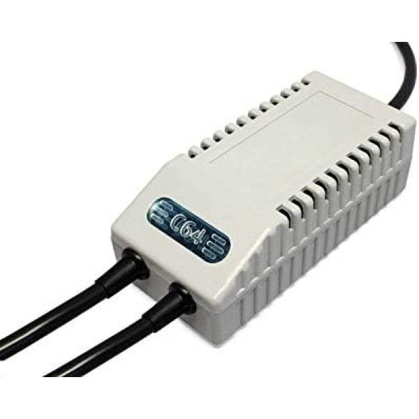 C64 FDD Dual Power Supply Modern EU Replacement Power Supply C64 FDD Dual, EU Plug (Grey)