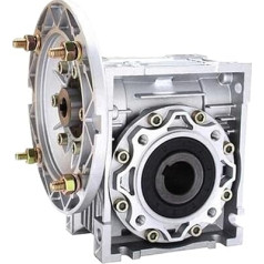 Schneckengetriebe NMRV075 19 mm Eingang 28 mm Ausgang for 0,55 kW-4 kW Motor(Ratio 60 to 1,IEC Flange 80B14)
