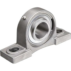 DINGGUANGHE 1 Piece Insert Ball Bearing UCP205/206/207/208/209/210/211/212/213/214/215/216/217/218 Bearing Steel Cushion Block Bearing (UCP215 ID75 mm)