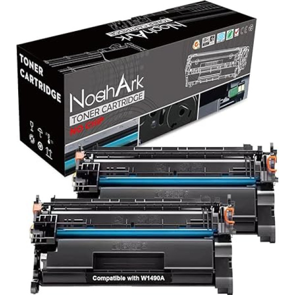 NoahArk Compatible with W1490A 149A (No Chip) W1490X 149X Toner Cartridges, High Yield, 2900 Pages for Laserjet Pro 4002 4002dw 4002dn MFP 4102 4102dw 4102fdw 4102fdn Printers (2 Black)
