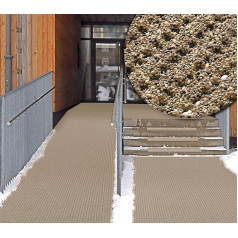 SafeStep Pro Non-Slip Safety Mat Beige 1.20 x 0.50 m