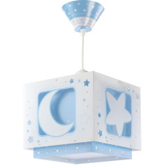 Dalber 63232T Moon Hanging Lamp, Blue/White