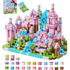 HOPFROG 200 Pieces Magnetic Building Blocks, Magnetic Blocks, Toy for Children from 3 4 5 6 7 8 9 Years, Children's Birthday Gift