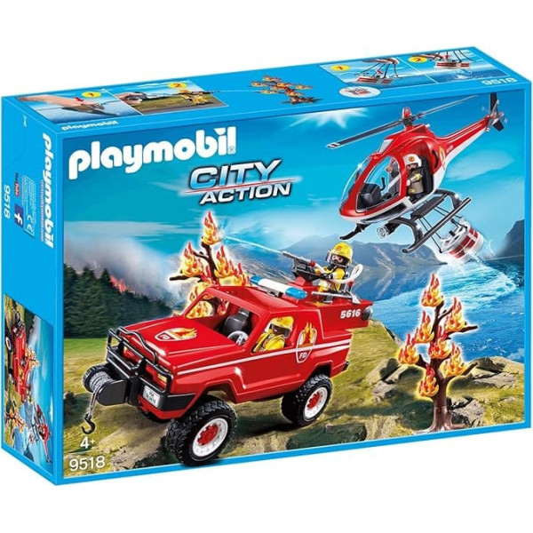 Playmobil 9518 Fire brigade - Forest fire operation