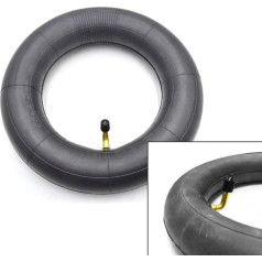 Electric Scooter Tyre, Durable Material Inner Tube 10 x 2.50 / 10 x 2.5 Inner Tube with Curved Valve 0/45/90 Degree Valve/Fit for Pushchair Pushchair Scooter 10 Inch