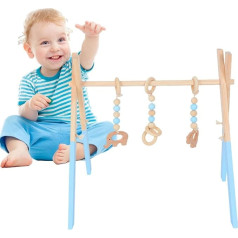 Aktivitätsstudio für Kinder - Fitnessstudios für Kinder | Holzrahmenspielzeug klappbar für | Kinder Fitnessgeräte für Spielzimmer, Materialraum, Zentrum