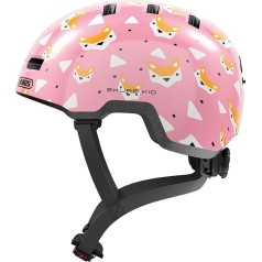 ABUS Skurb Kid Children's Helmet - Robust Bicycle Helmet in Skater Look with Space for a Braid and Various Designs - for Girls and Boys