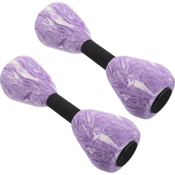 ibasenice Aquatic Fitness Dumbbells EVA Foam Water Dumbbells Adjustable for Women Swimming Pool Water Training Strength Building Fitness Equipment