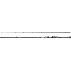 Berkley URBN II Baitcast Finesse Fishing Rod - Lightweight 30HDC Carbon, Stainless Steel Guides, Ideal for Urban Freshwater Anglers, Predator Fishing with Spinners, Blinkers and Crankbaits, 2.00 m