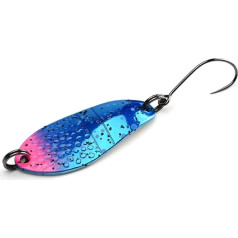 Angelhaken, Fish Hooks Fishing Lure 3g Mini Metal Spoon Area Trout Colorful Brass Copper Bait Freshwater Stream Tackle for Perch Salmon