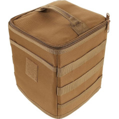 BESPORTBLE Outdoor Gaskartuschentasche aus Reißfestem Material Kleine Leichte Aufbewahrungstasche für Propangasflaschen und Campingkocher Wetterfester Organizer für Camping Wandern und