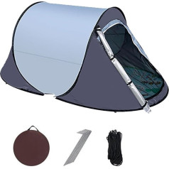 Foldable Tent, Outdoor Shelter Tent, Automatic Setup, Instant Design, Waterproof Sun Protection Layer, Compact Camping Canopy for Hiking, Travel, 1-2 People, Lightweight