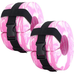 Swimming cuffs, swimming hoop for fitness and training in the water, adjustable carrying straps for ankles and arms, for athletes, adults