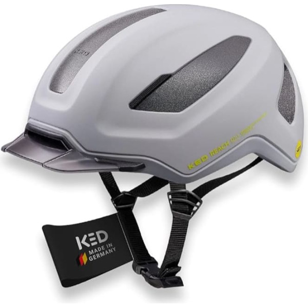 Reach DT1 E-Bike MIPS Bicycle Helmet for Men and Women, K-FIT 3D Adjustment, 350g, 14 Ventilation Holes, NTA 8776