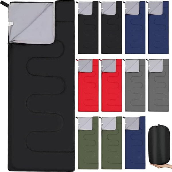 Macarrie Sleeping Bags for Adults Warm Cold Weather Kids Camping Sleeping Bag for Homeless Lightweight Waterproof Compression Sack for Backpacking Travel Hiking Outdoor 12 Pack