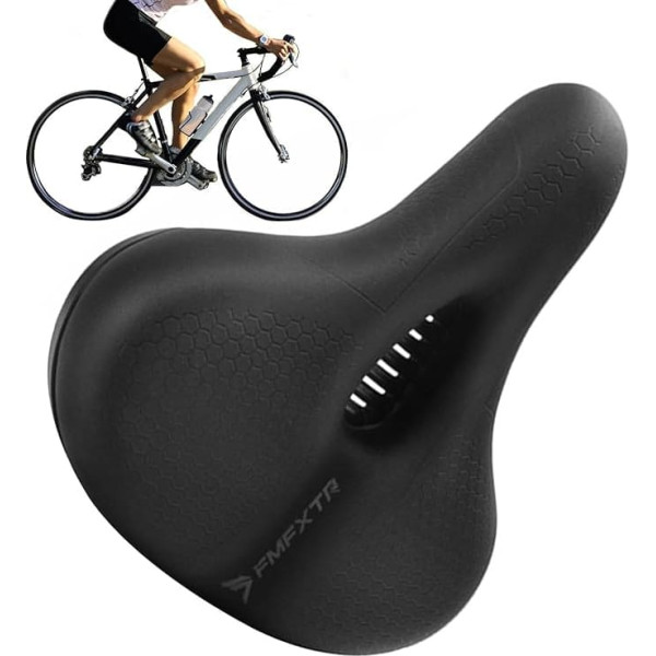 Padded Bicycle Seat Cover | Waterproof Bicycle Saddle Cover | Shock Absorbing Seat Cover, Comfortable Breathable Saddle for Men and Women
