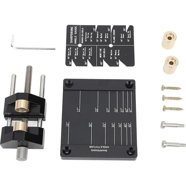 Honing Guide System Professional Chisel Sharpening Set, Adjustable Angle Device for Woodworking Tools and Planers