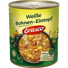 Erasco White Bean Stew (800g) Ready in Around 5 Minutes - With Lots of Vegetables - No Frills - Simply Delicious