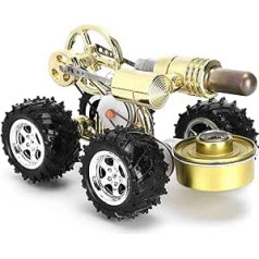 Jeanoko Stirling Motor Model, Educational Physics Science Experiment Toy for with Zinc Alloy Material and One Size of 6.2 x 4.5 x 3.5 Inches