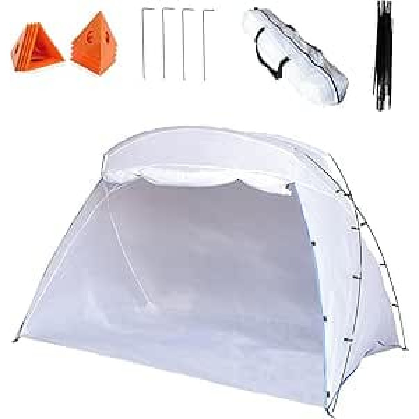 Katai – Tragbare Sprühkabine für Möbel & DIY – Pop-Up Lackier Zelt mit Boden, Mesh-Screen & Farbpyramiden – Faltbares Spray Shelter mit Tragetasche