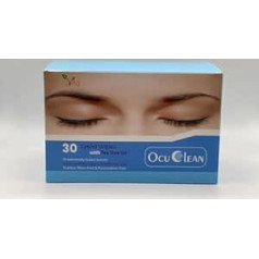 Ved Eyelid and Eyelash Wipes for Periocular Treatment in Adults and Children Safe and Natural Removal of Dirt for Eyelashes and Eyelids - Pack of 30 Wipes (2 Pack)