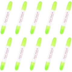 ABOOFAN 10 Nagellackentferner-Stifte, Korrekturstifte, Standardgröße, präzise Reinigung der Kanten, Maniküre-Zubehör für Salon und Heimgebrauch, zufällige Farbe