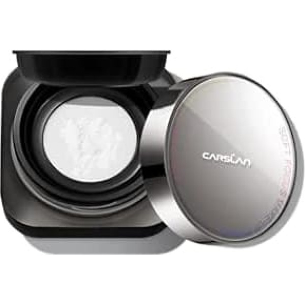 CARSLAN Soft Focus Loose Fixing Powder Waterproof Matte Oil Control Face Powder No Shine Powder Powder Free Long Lasting Finish Powder 24H 02 Translucent for Grease