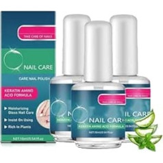 3 Day Nail Care, 3 Days Nail Care, Nail Care Oil with Keratin Amino Acid Formula, Keratin 3 Day Nail Care Oil, Daily Strengthening Nourishment, Intensive Moisture Treatment Hydrated (3 Pieces)