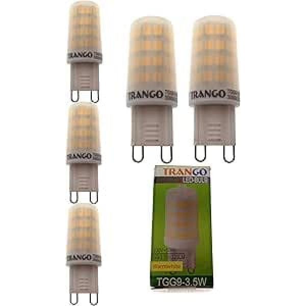 Trango® Dimmable G9 Halogen 230 V Energy-Saving Bulb 28 W (Corresponds to 40 Watt Bulb) Energy Efficiency Class: C