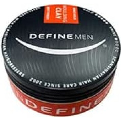 Define Men's Shapes Clay - Scandinavian Haircare. Matt Finish & Maximum Hold. Luxury Imported Hair Product - Developed with Norwegian Stylists Made in Sweden