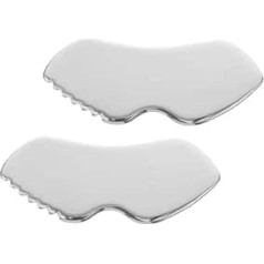 2 Stück Lippenförmige Gesichts Schaber aus Manuelles Massagewerkzeug für Hautpflege und Gesichtskonturierung zur Reduzierung von Müdigkeit und Stress