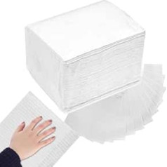 Manicure Paper Towels - Pack of 50 Nail Tech Sheets, Nail Table Cover, Waterproof 3-Layer Nail Tech Sheets for Manicure, Practice, Salon, Beginners, Durable Table Mats for Professionals