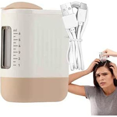 Applikator für Kopfhaut - Haarmaschine, elektrisches Massagegerät, Vibrator, wasserdichte Bürste gegen Frizz und pflegende Pflege für Damen