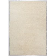Theko Classic handknotted Berber carpet color Blanc white size variations 250 x 350 cm