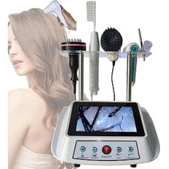 Hair and Skin Analyzer, 5-in-1 Multifunctional Scalp Detector Hair Follicle Analyzer Machine, Skin Care and Hair Health Instrument for Beauty Salons and Personal Use