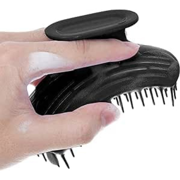 Scalp Exfoliating Shampoo Scalp Massager, Portable Non-Slip Massage Scrubber with Soothing Hair Massage for Shower, Travel & Home