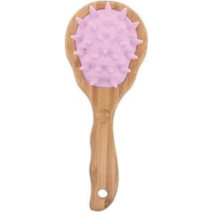 SAFIGLE Rat Tail Combs Farewell Shampoo Scalp Massager Shampoo Scrubber Shampoo Massage Brush Scalp Scalp Washer for Building Scalp Brush for Dandruff Removal Wood